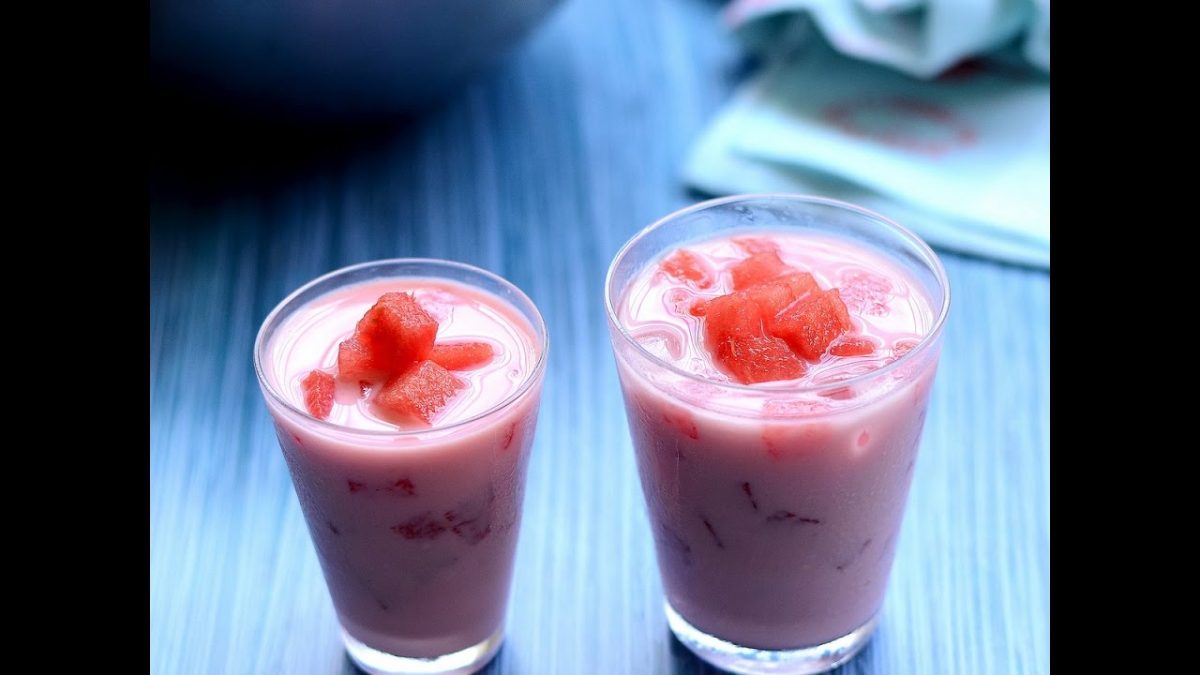 Rooh Afza Watermelon Drink