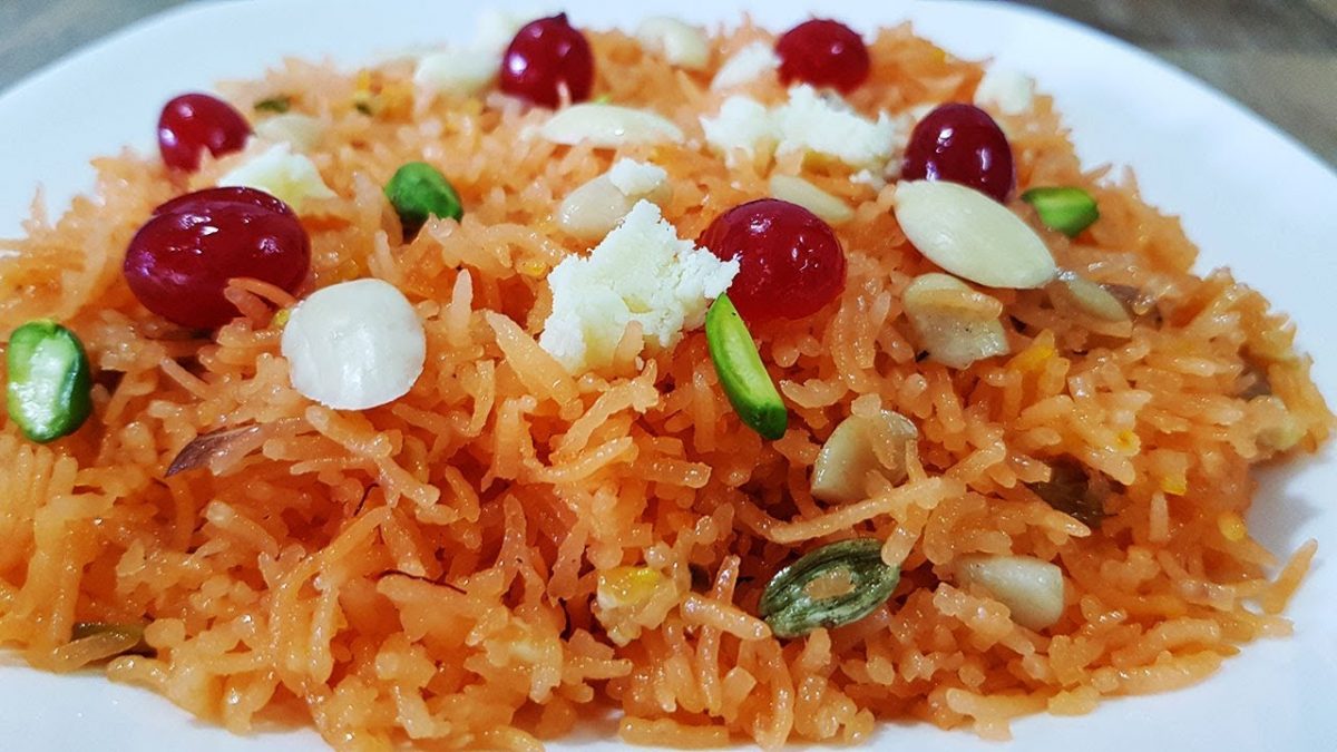 Zarda Pakistani Sweet Rice