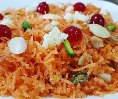 Zarda Pakistani Sweet Rice