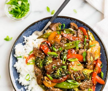 Beef stir fry